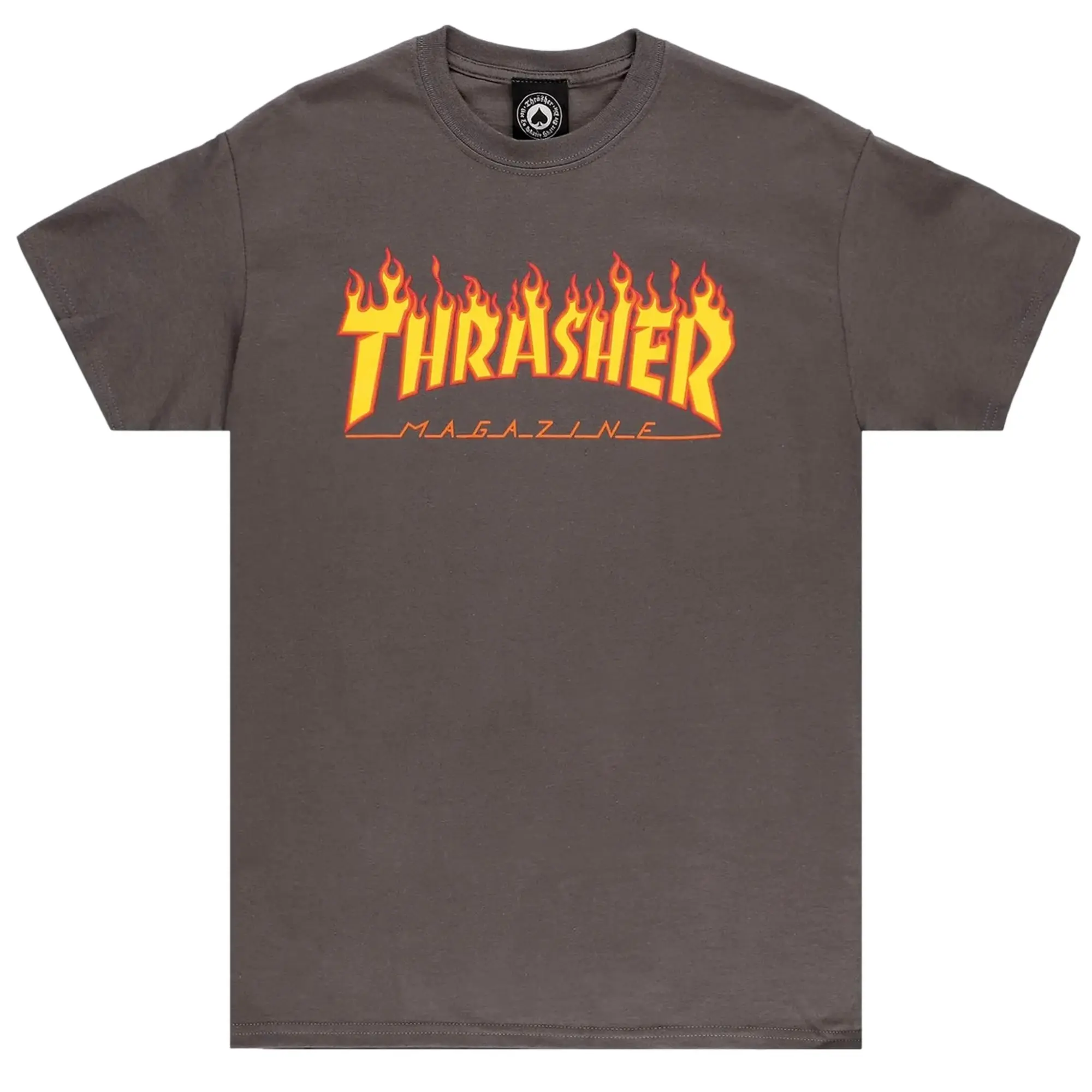 thrasher flame charcoal