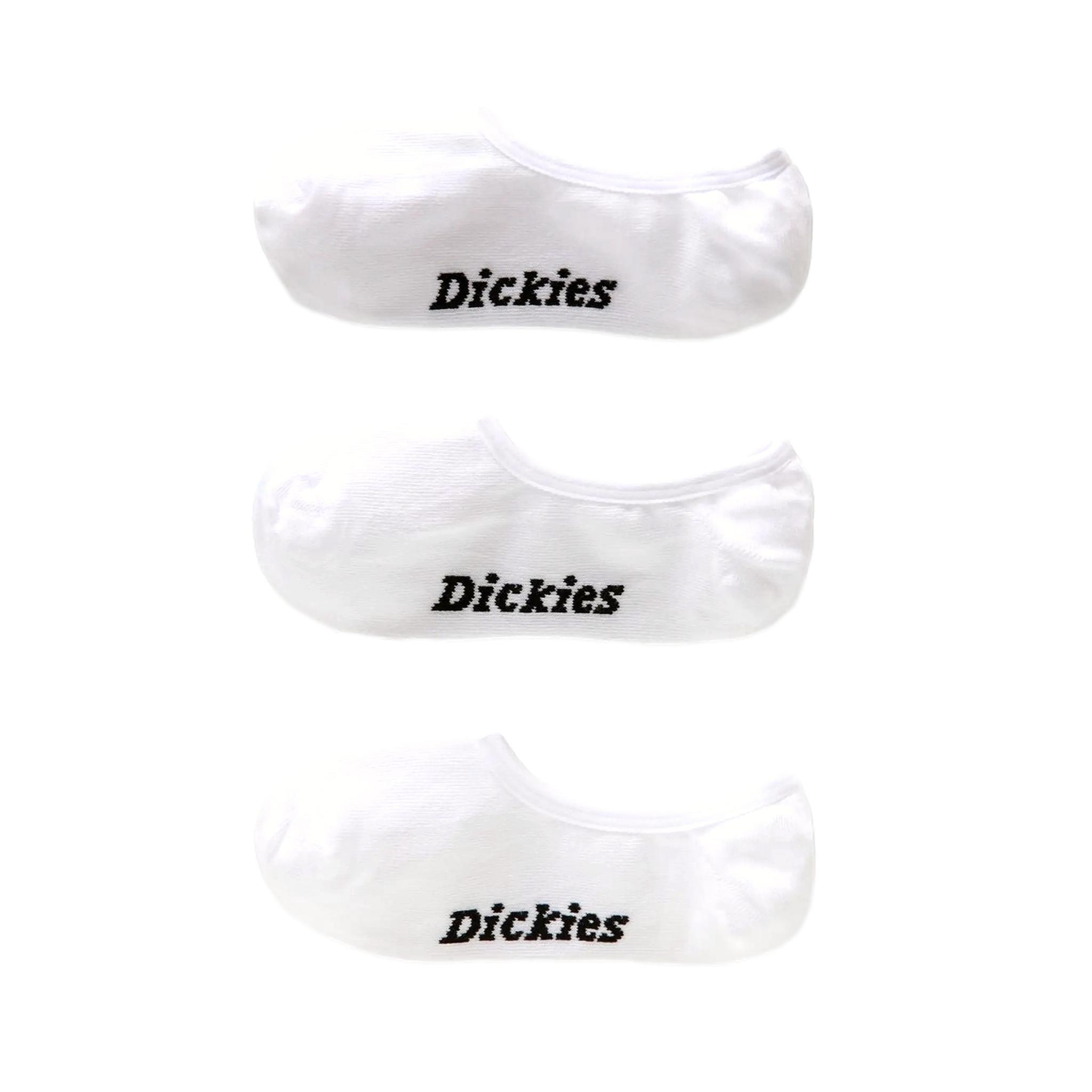 Dickies Calze Invisible 3 Pack Bianco