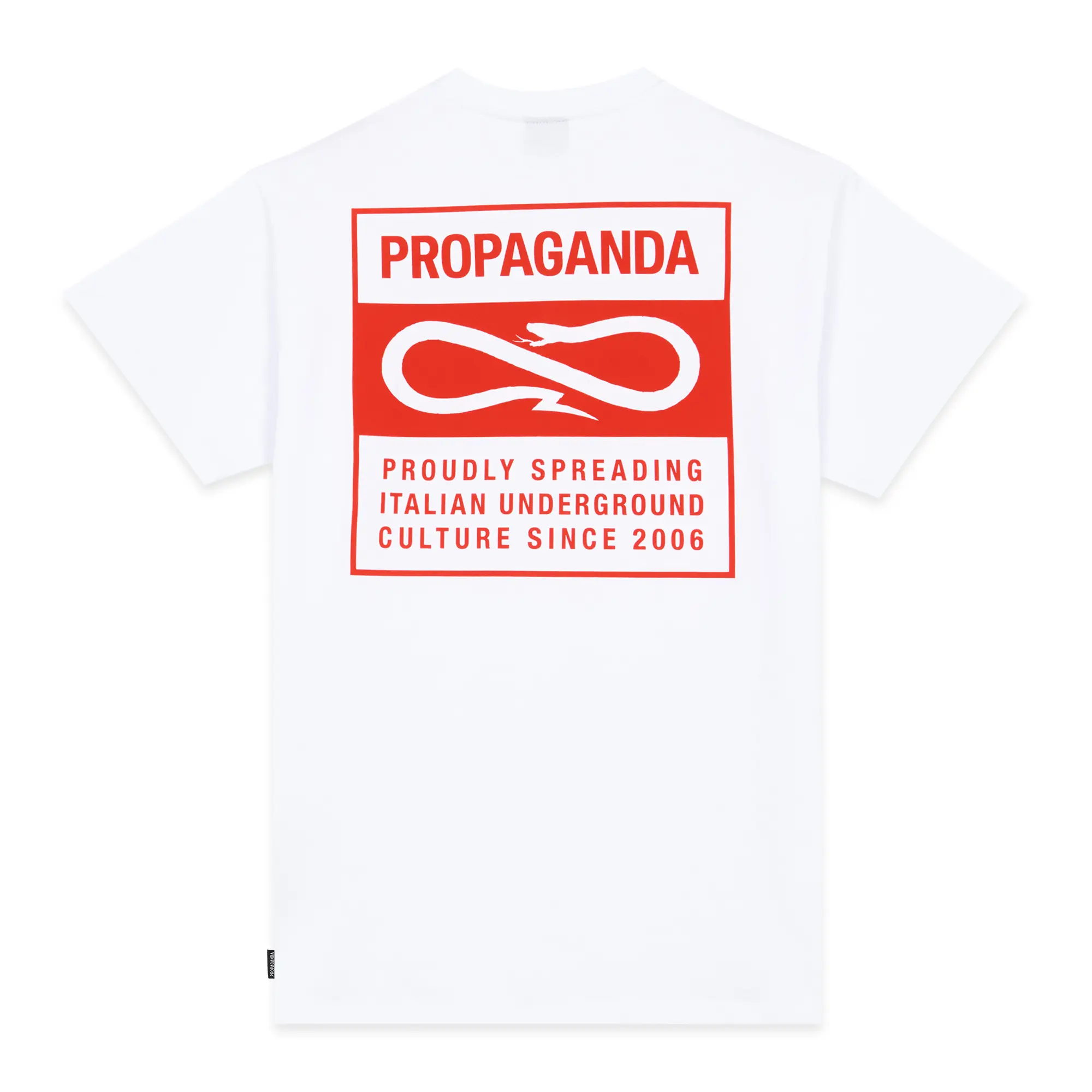 Propaganda T Shirt Label Bianca