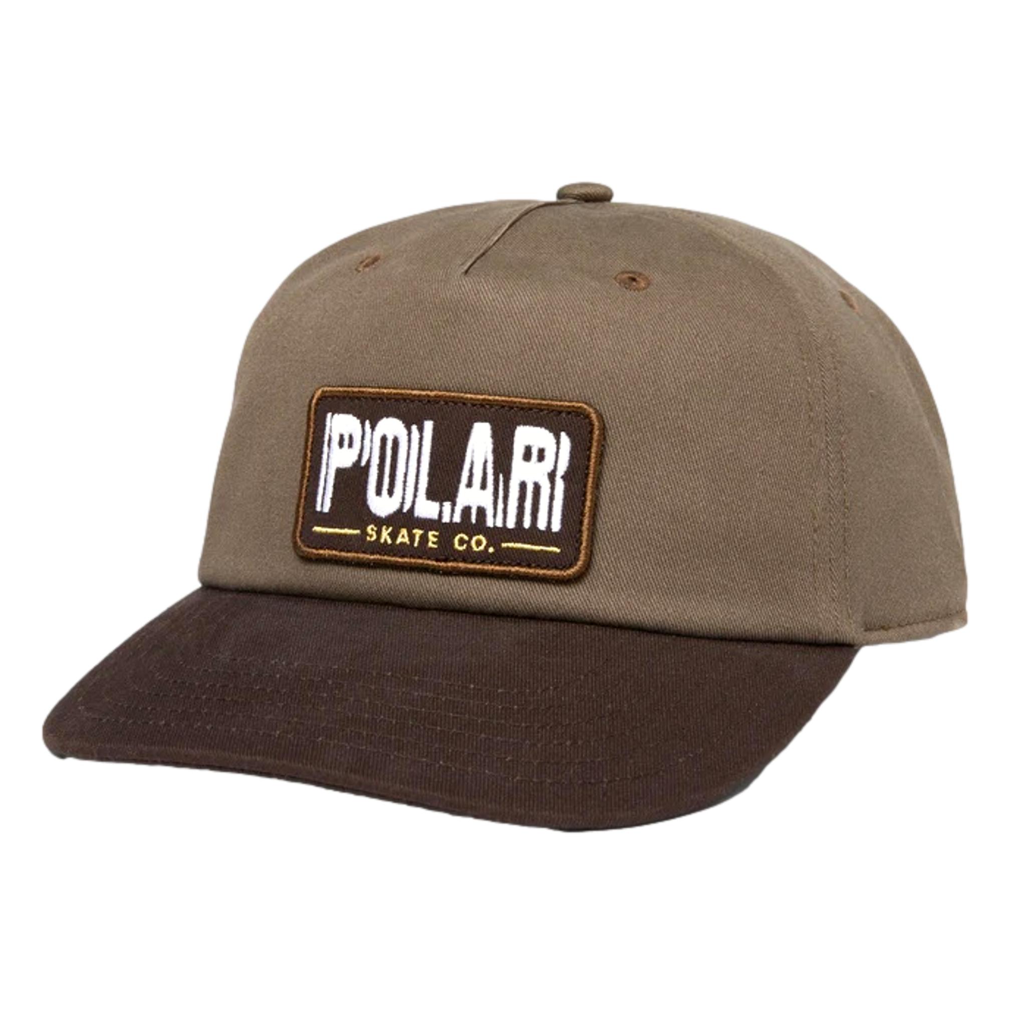 Polar Cappellino Brown Earthquake Patch Cap