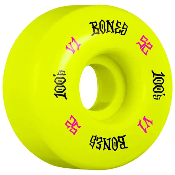 Bones ruote 100's v4 yellow 52mm 100a