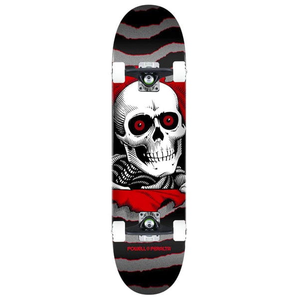 skate p0well ripper silver red 7