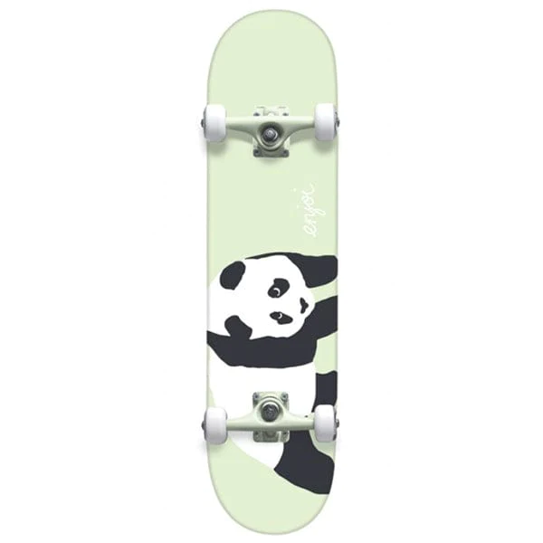 Enjoi Skate Completo Glow Panda Green 8