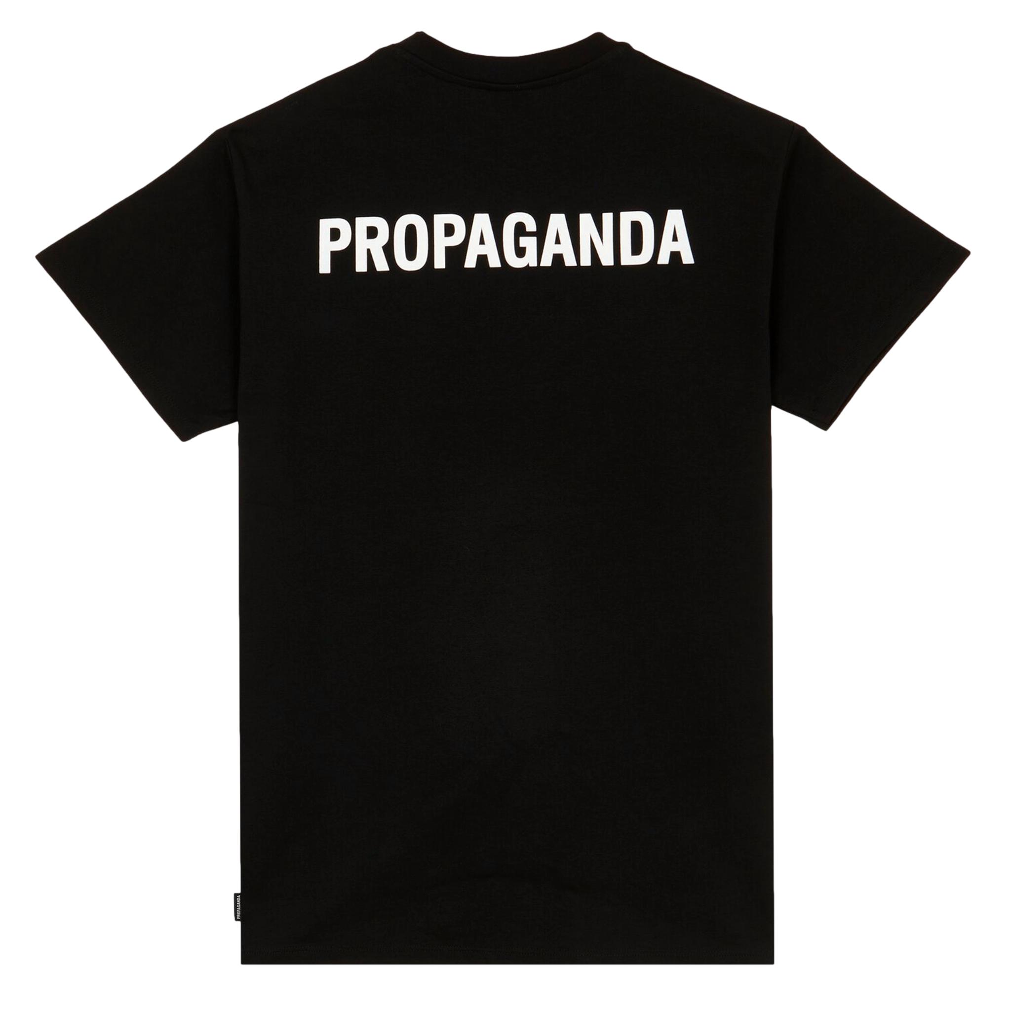 T Shirt Propaganda Logo Black White
