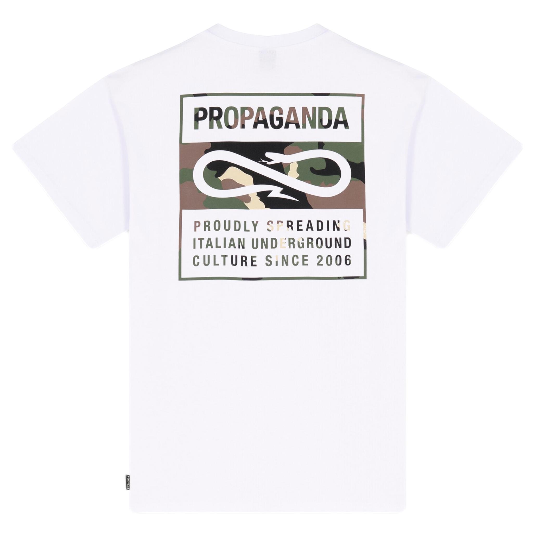 T Shirt Propaganda Logo Label Tee White