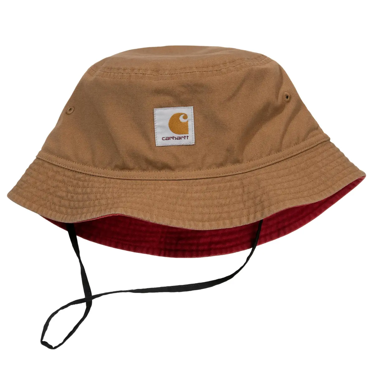 Carhartt Heston Bucket Hat Hamilton Brown Cherry
