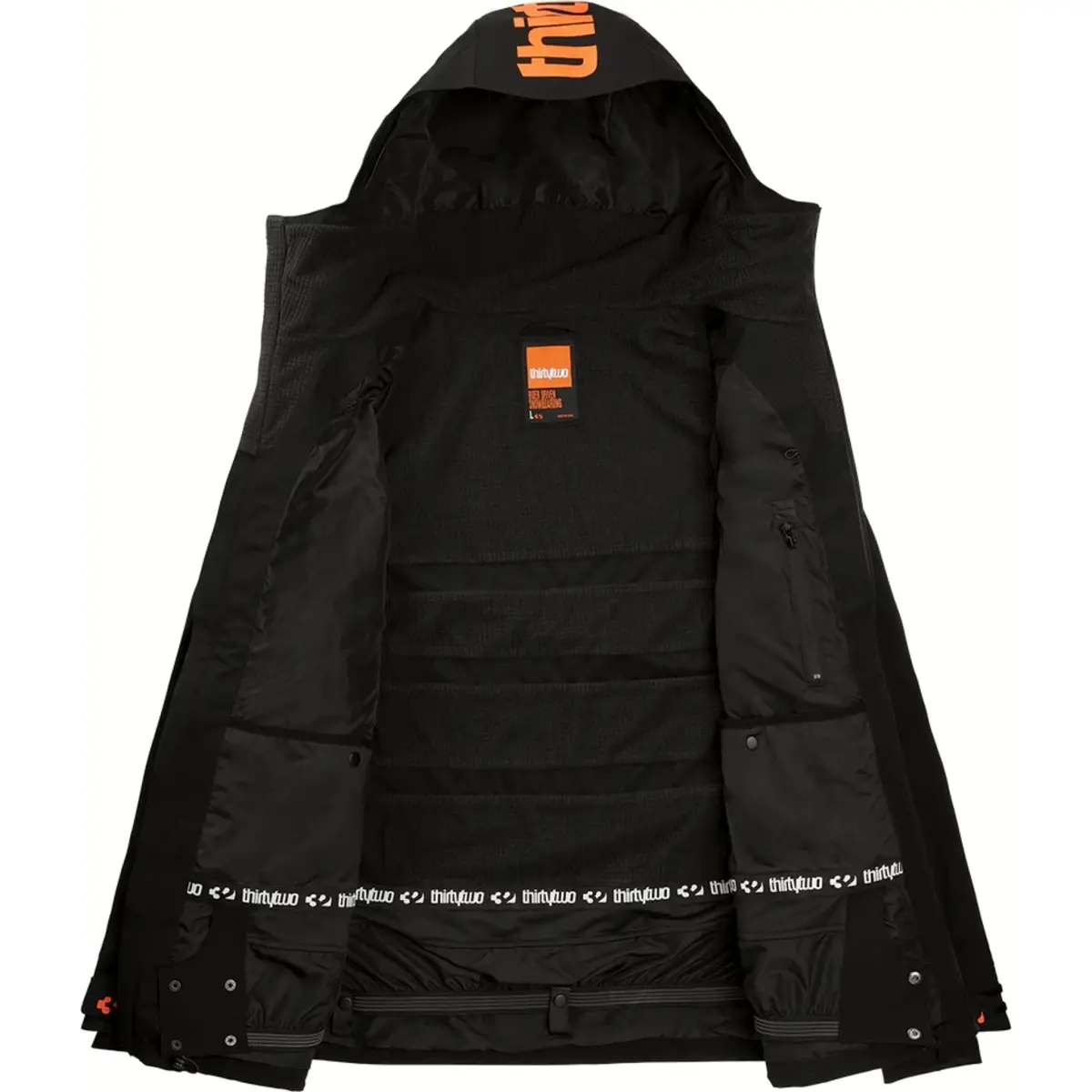 THIRTY TWO TM JACKET BLACK Thirty two TM Jacket black è una perfetta giacca da snowboard. Questa bomba di giacca si adatta a tutte le situazioni essendo leggera e traspirabile e stilosa.
