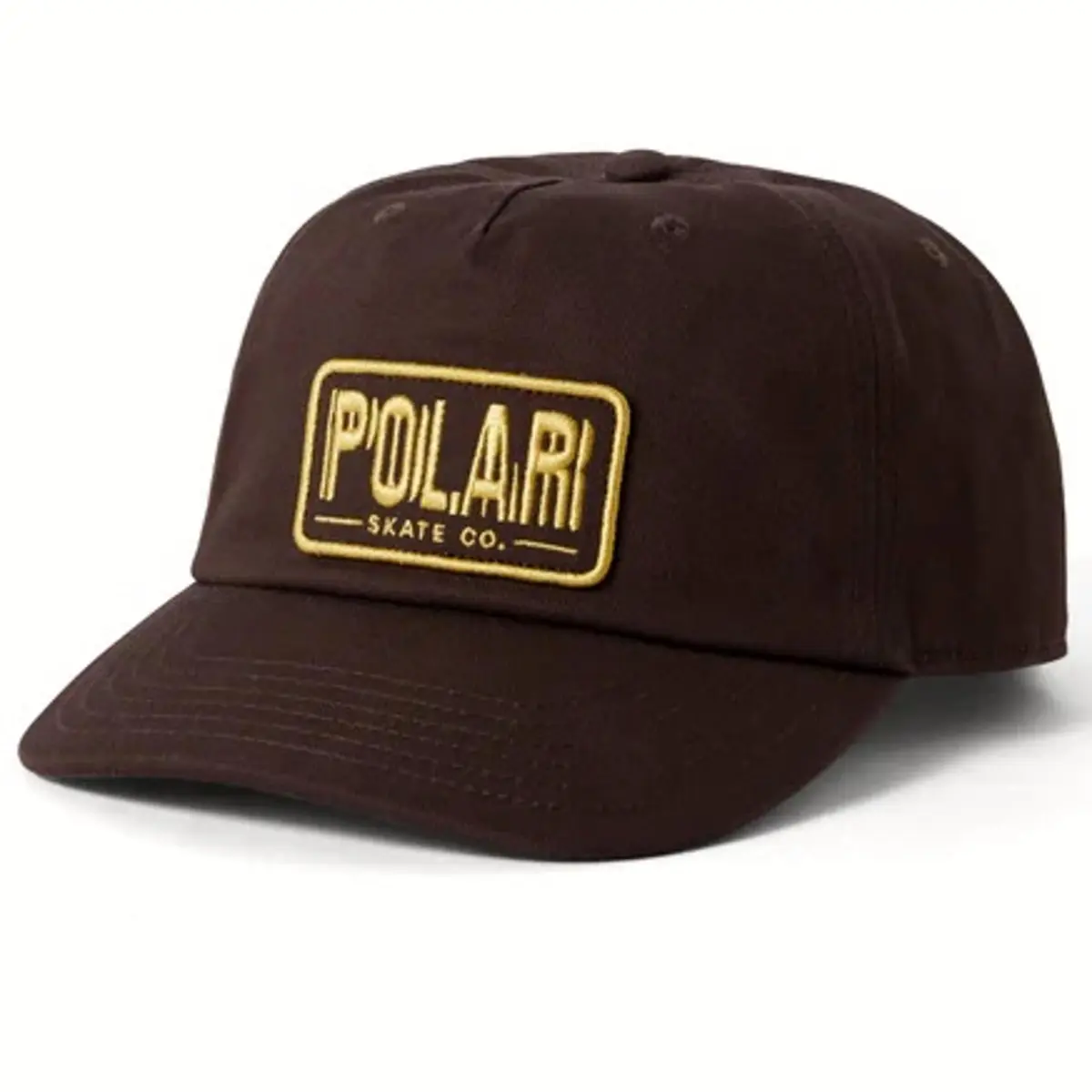 Cappellino Polar Patch Earthquake Patch Cap Brown