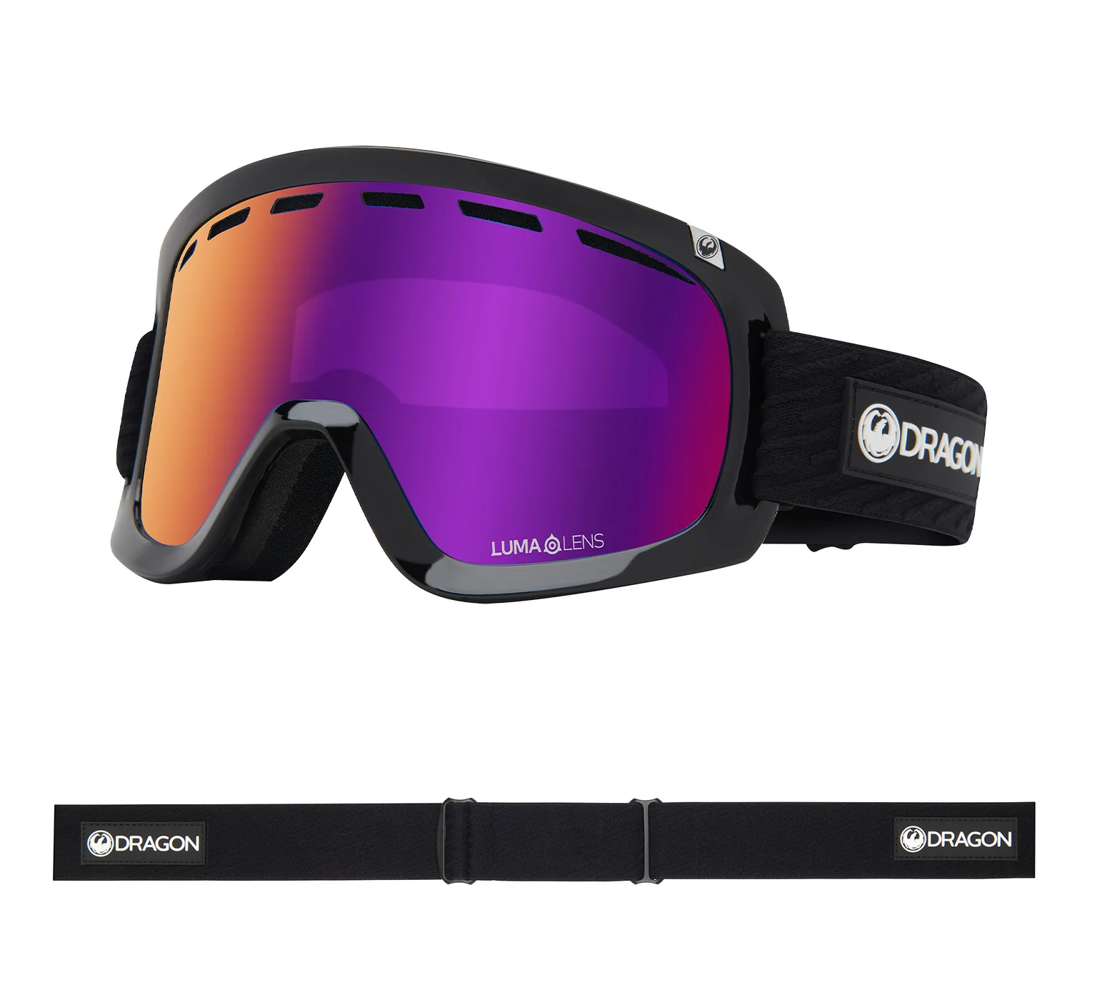 Dragon D1 Icon Purple Otg Ionized Lens- goggles snowboard