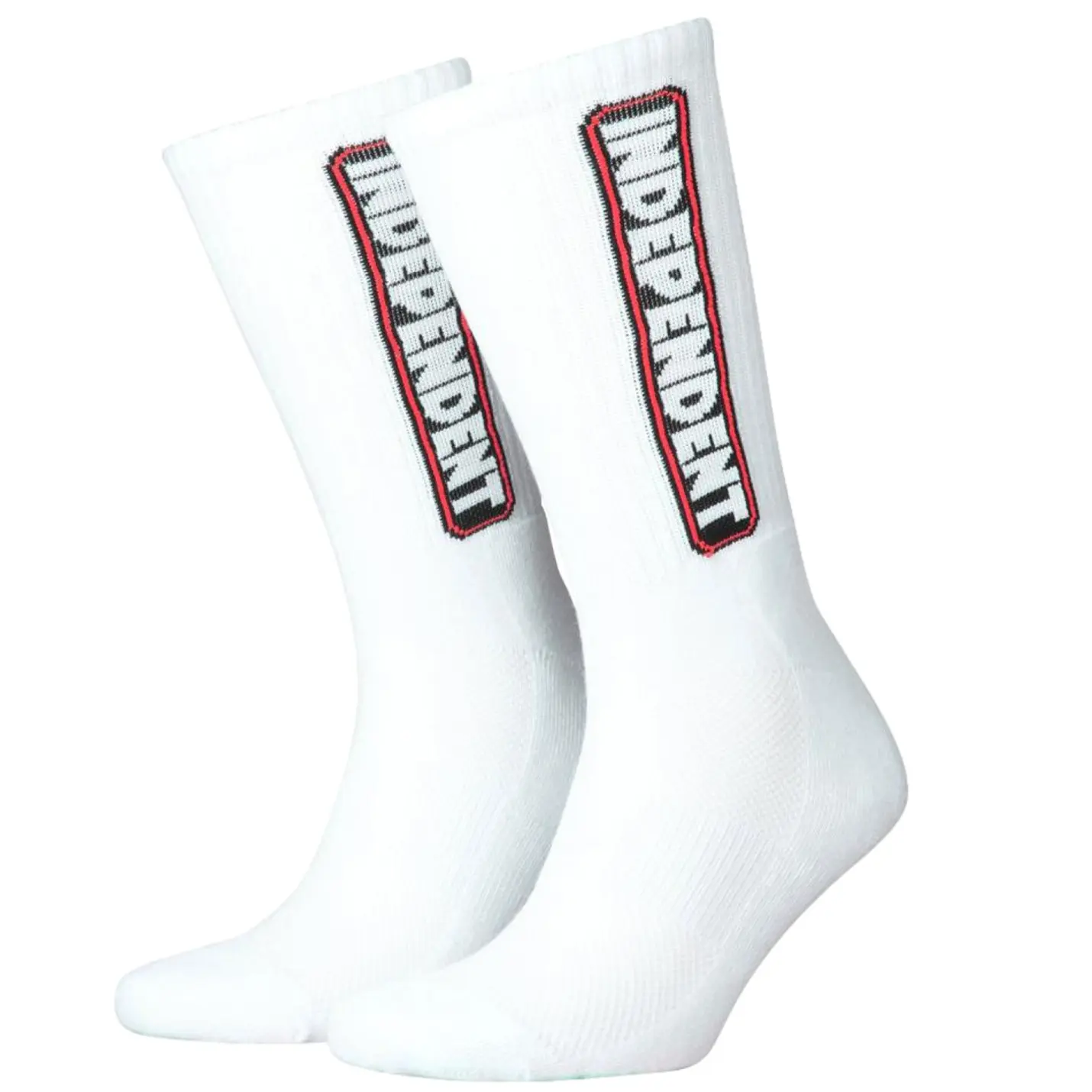 Independent Socks Bar Logo White