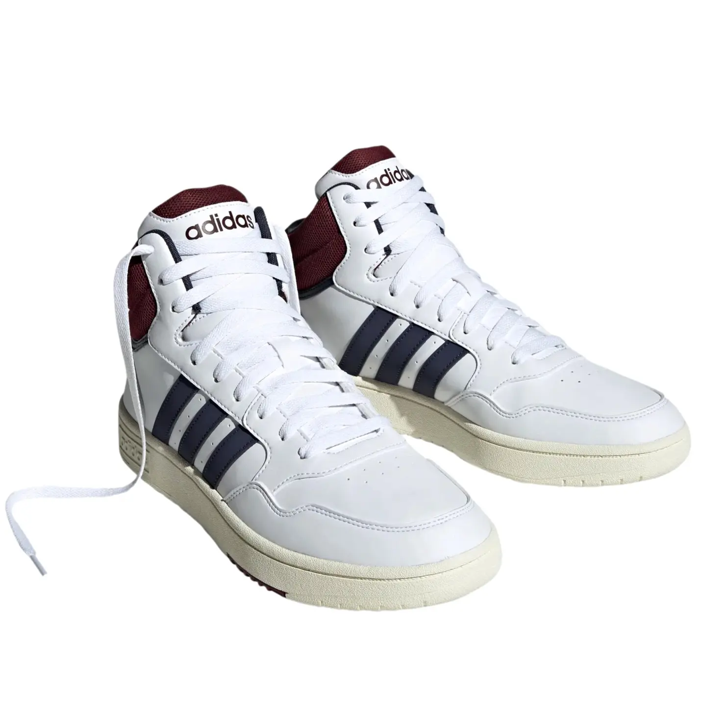 Adidas Hoops 3.0 Mid Basketball white