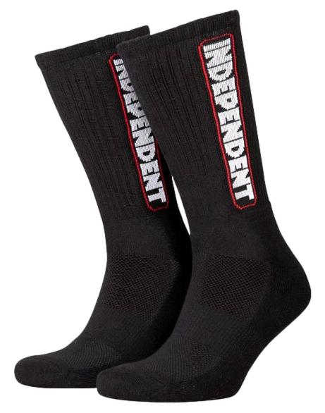 Independent Bar logo socks black