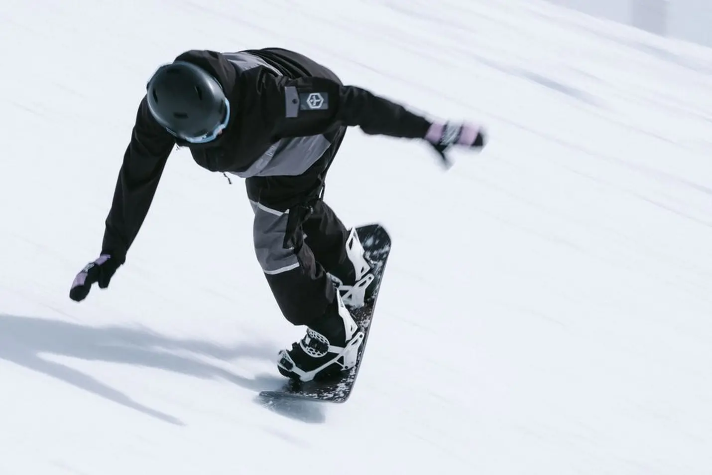 Nidecker supermatic white attacco snowboard