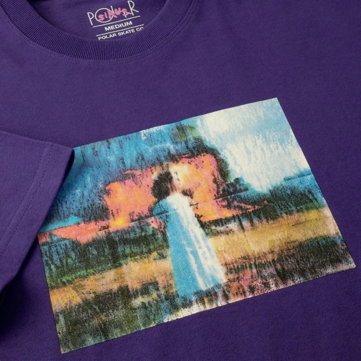 Polar Burning world Tee Purple T-shirt
