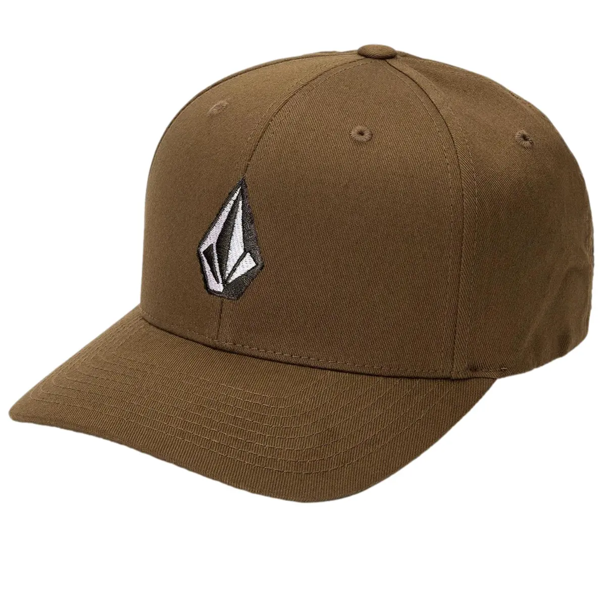 Volcom fullstone flaxfit hat brown
