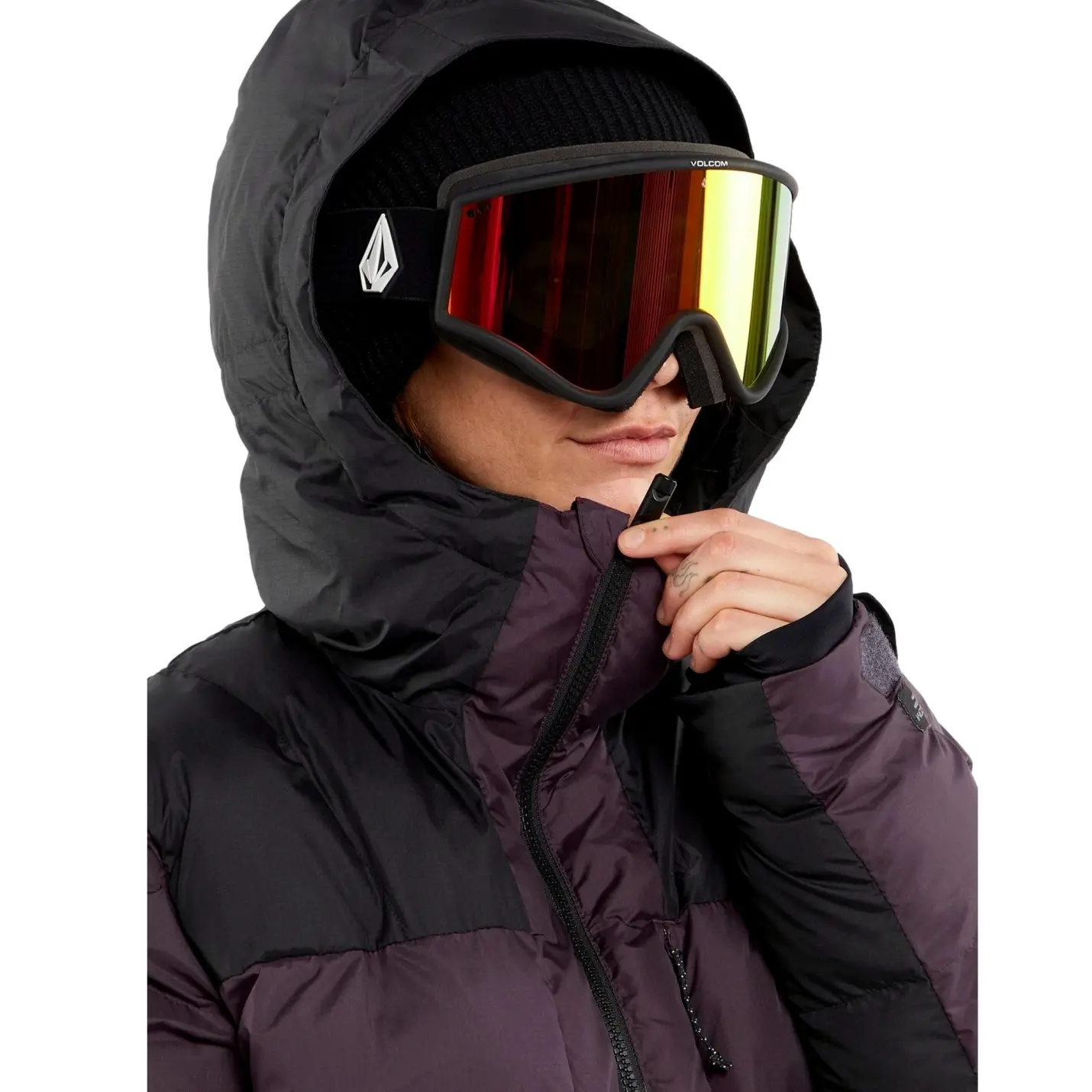 Volcom giacca snowboard donna puffleup blackberry- Volcom snow