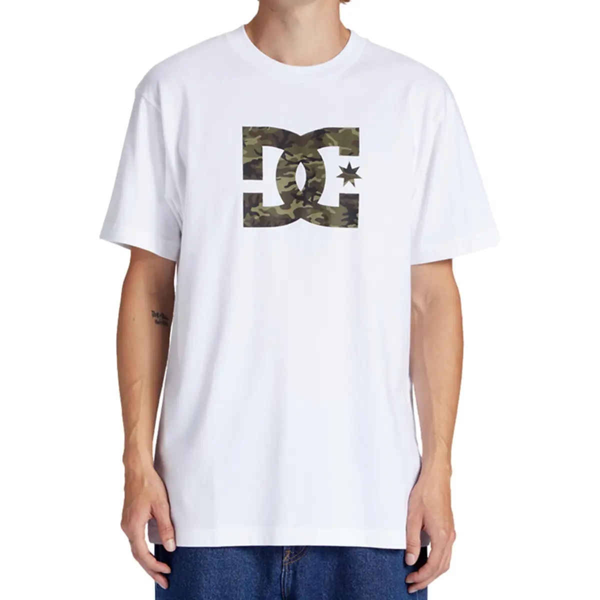 Dc Shoes Star Fill White Camo T-shirt