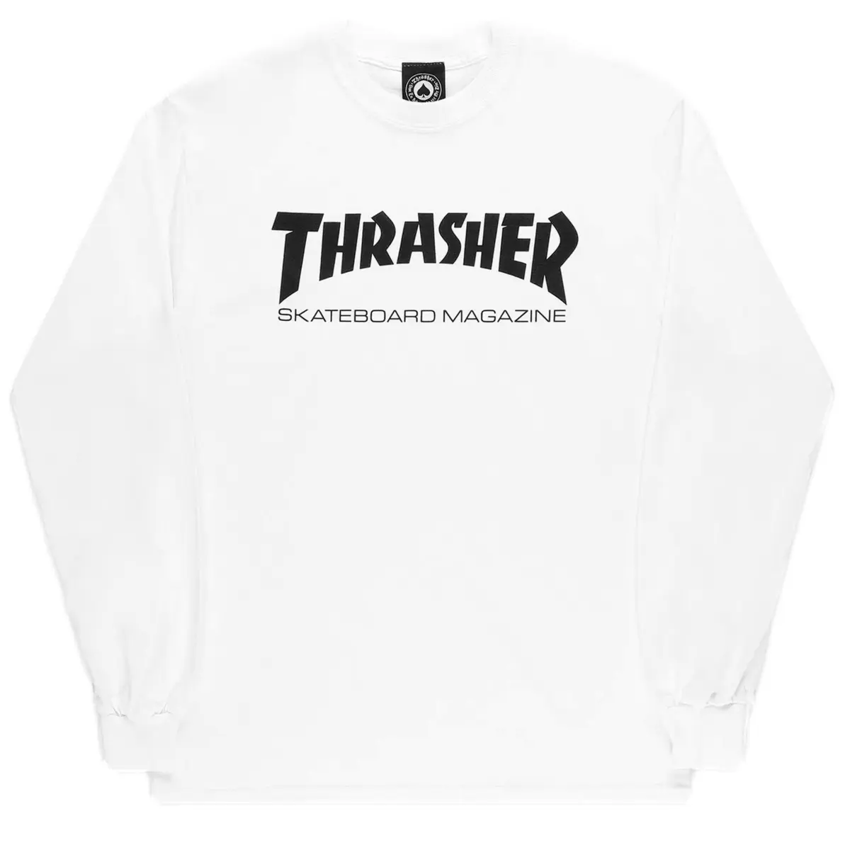 Thrasher Skate Mag Longsleeve White