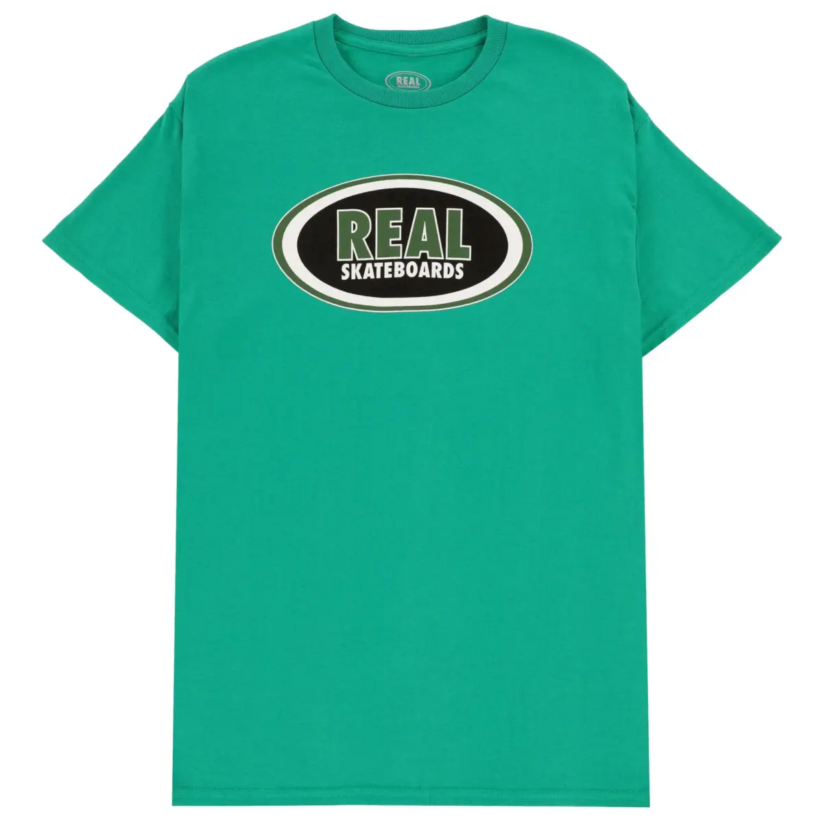 T-shirt real oval green