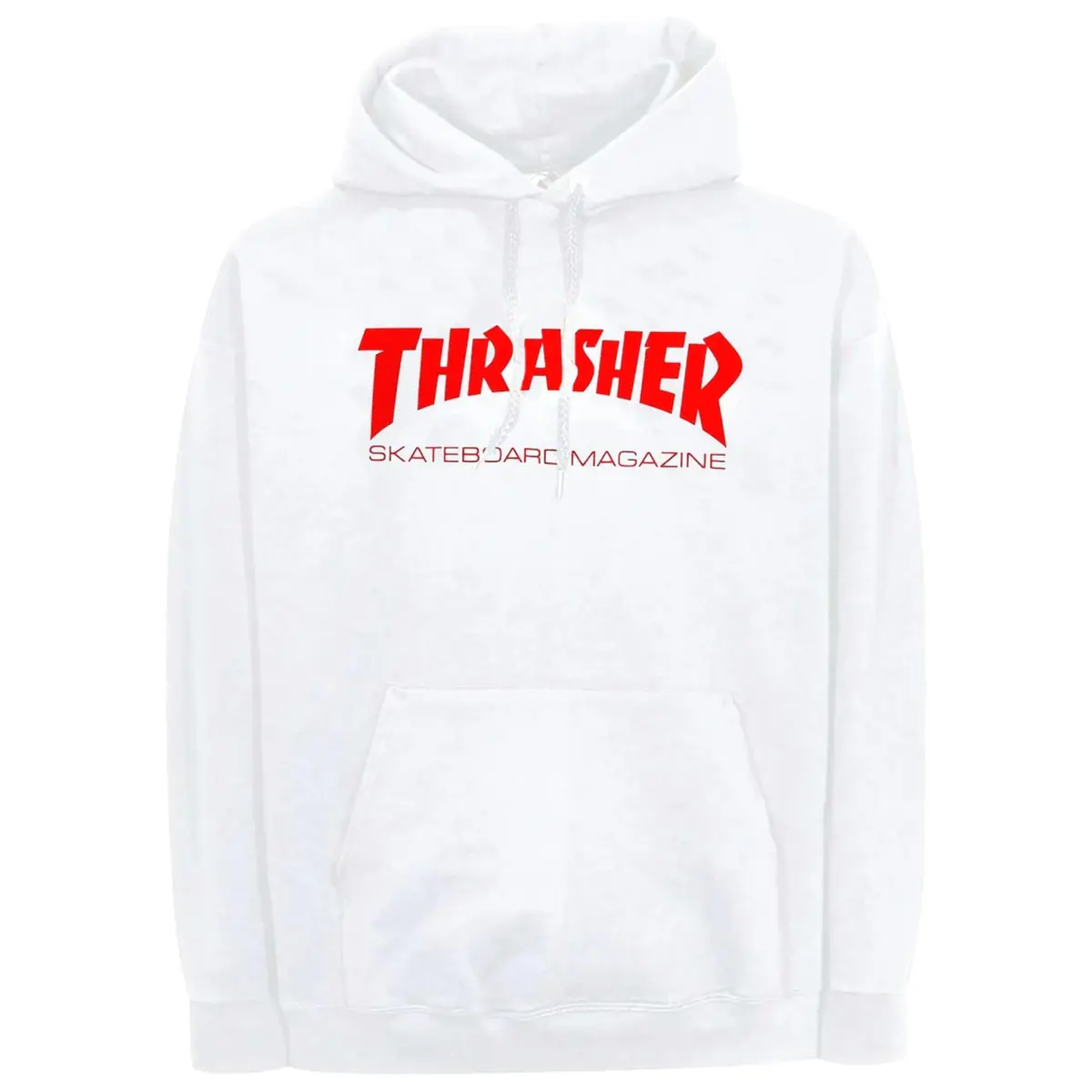 Thrasher Felpa white Red Skate Mag Hoodie