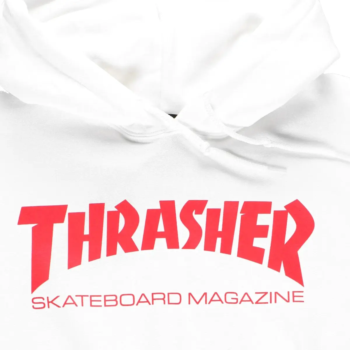 Thrasher Felpa white Red Skate Mag Hoodie