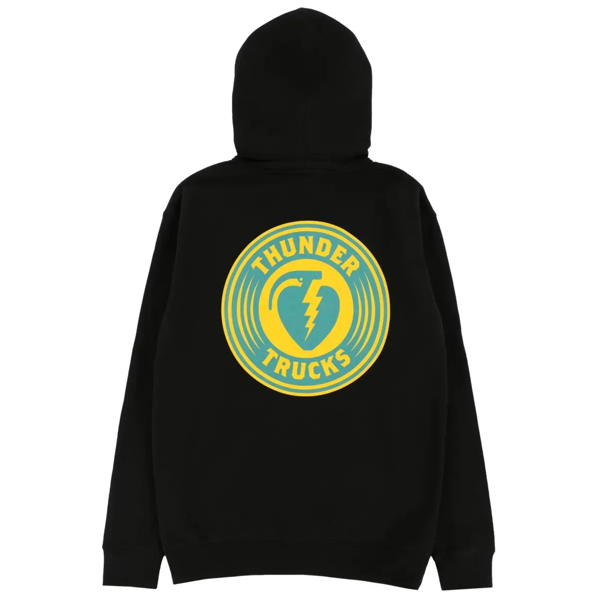 Thunder zip hoodie logo black