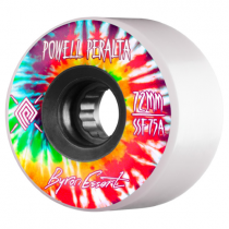 ruote skateboard Powell Peralta Byron essert white/black hub 75a 72MM