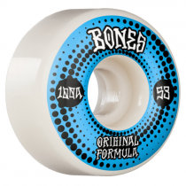 ruote skateboard Bones blue original 53mm 100a v4 wide