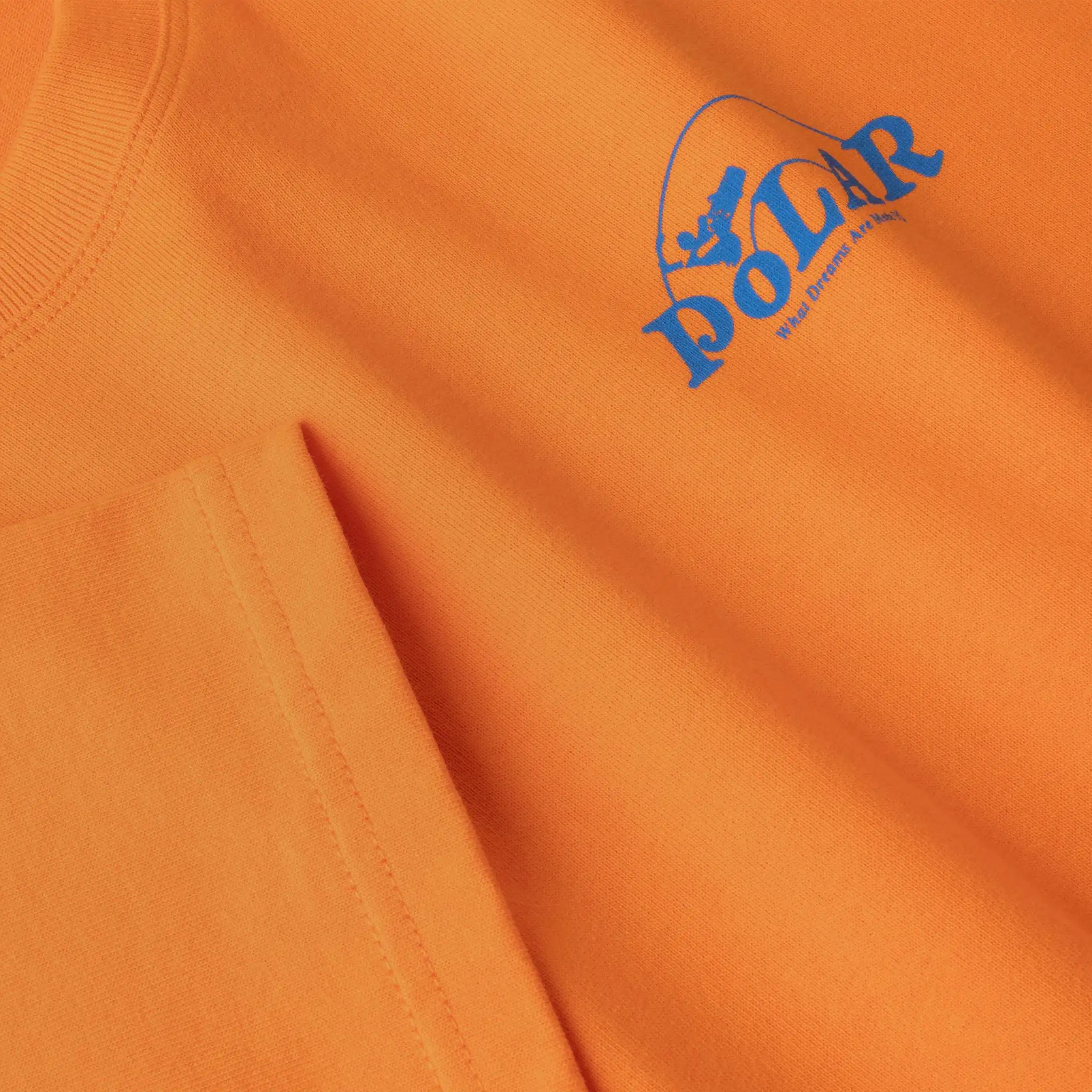 POLAR SKATE CO T SHIRT DREAM ORANGE