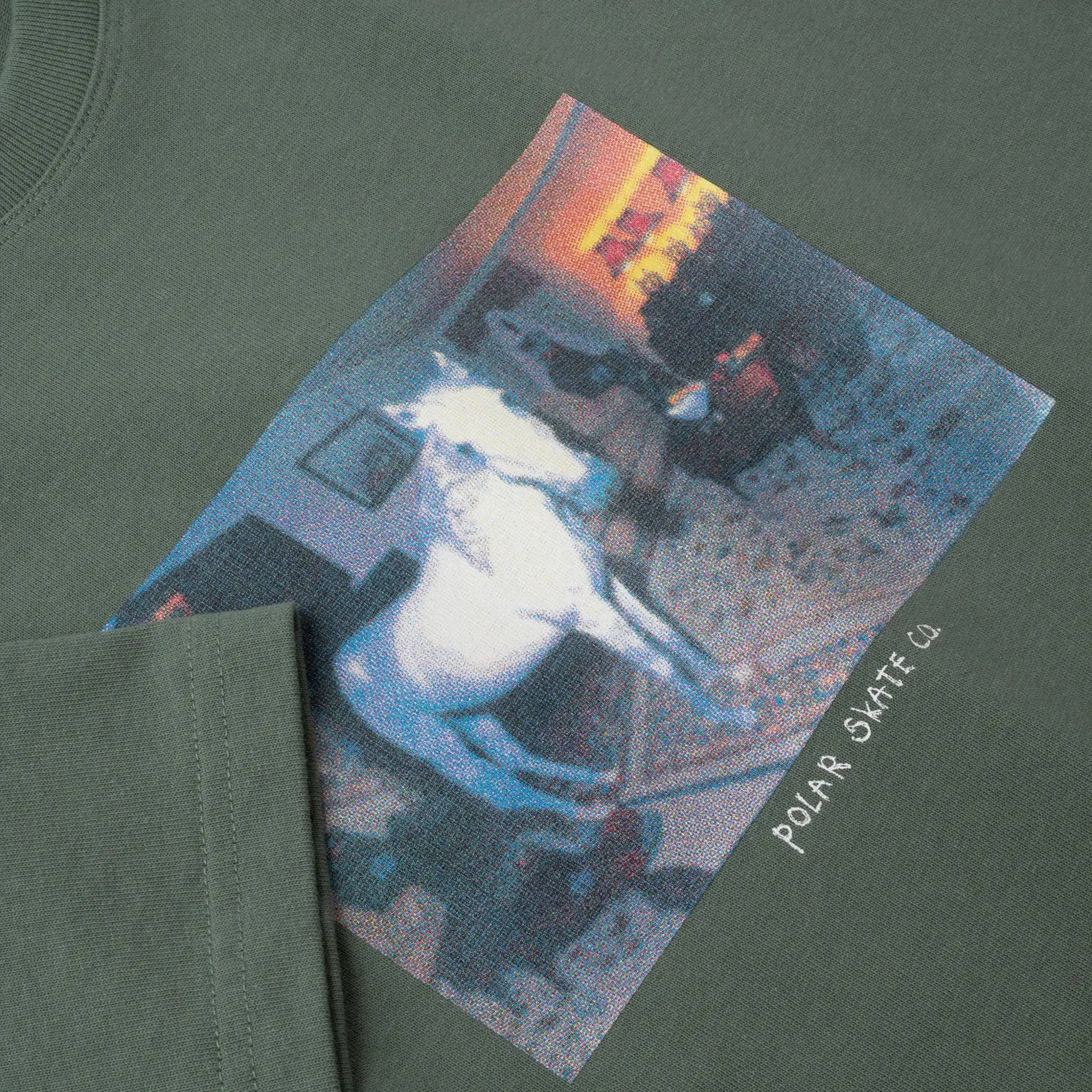 POLAR T SHIRT HORSE DREAM JADE GREEN