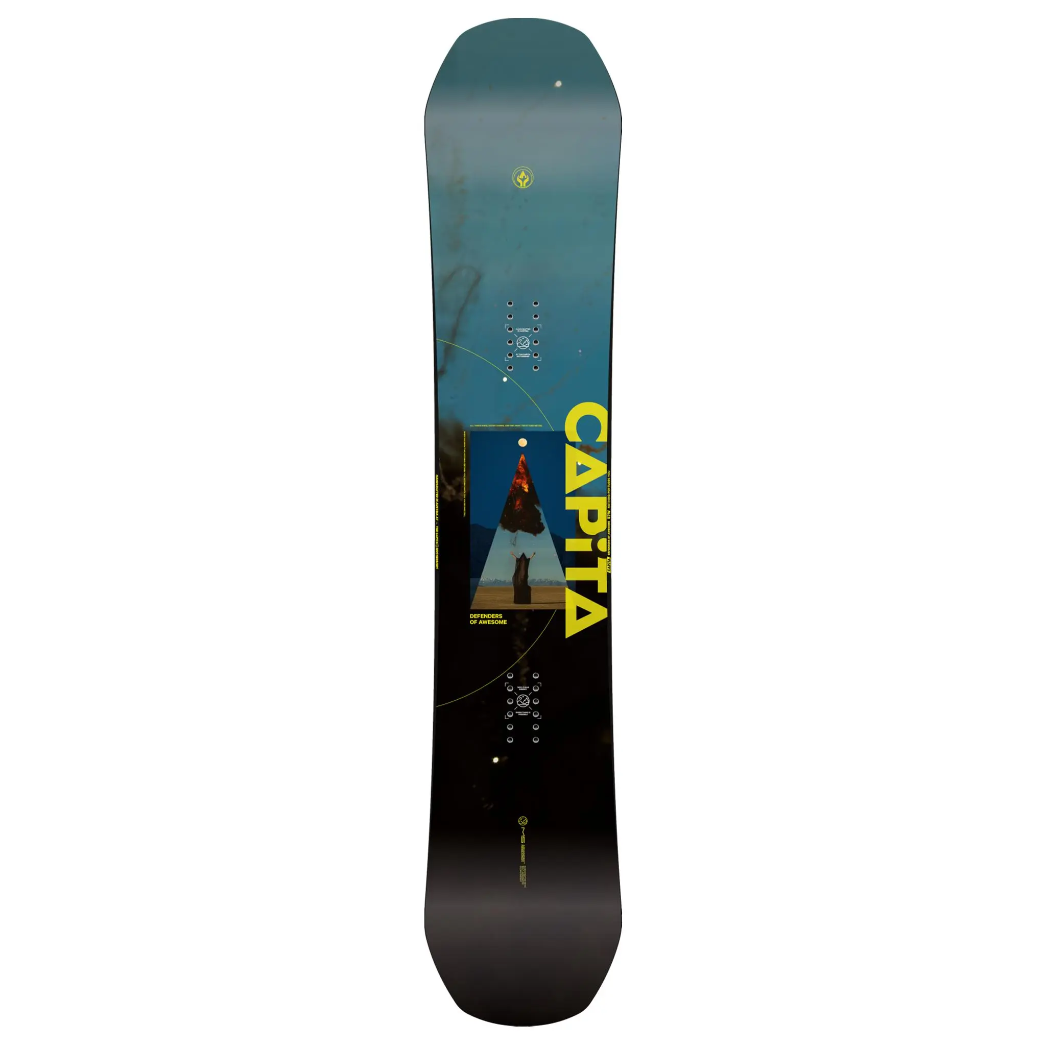 CAPITA DOA WIDE 157 SNOWBOARD DEFENDER OF AWESOME