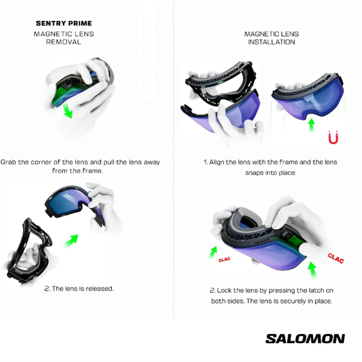 SALOMON SENTRY PRIME SIGMA BLACK GOGGLE