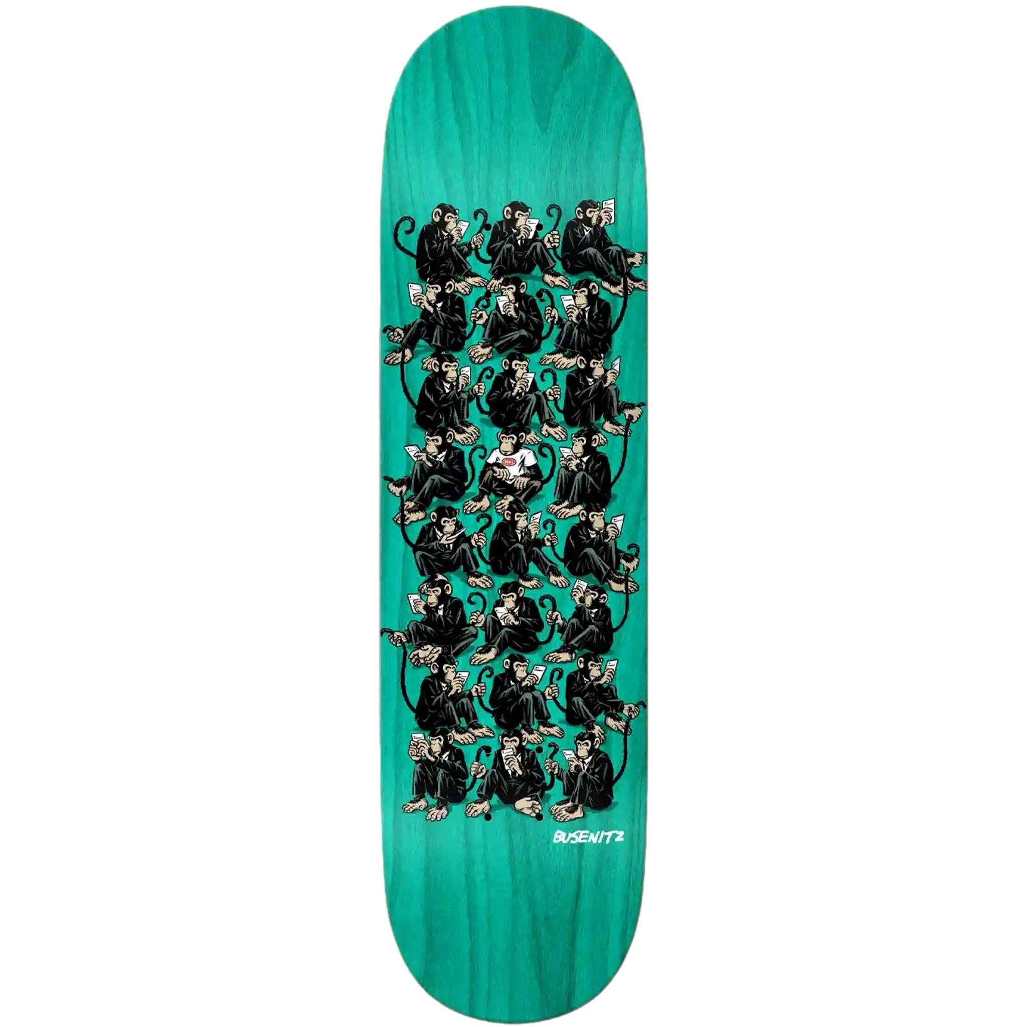 REAL SKATEBOARD DECK BUSENITZ MONKEY BIZ 8.38