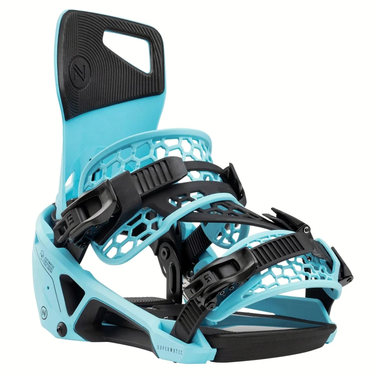 Supermatic Nidecker bindung snowboard escape cyan