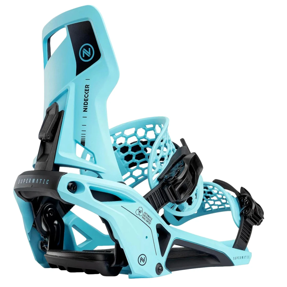 Supermatic Nidecker bindung snowboard escape cyan