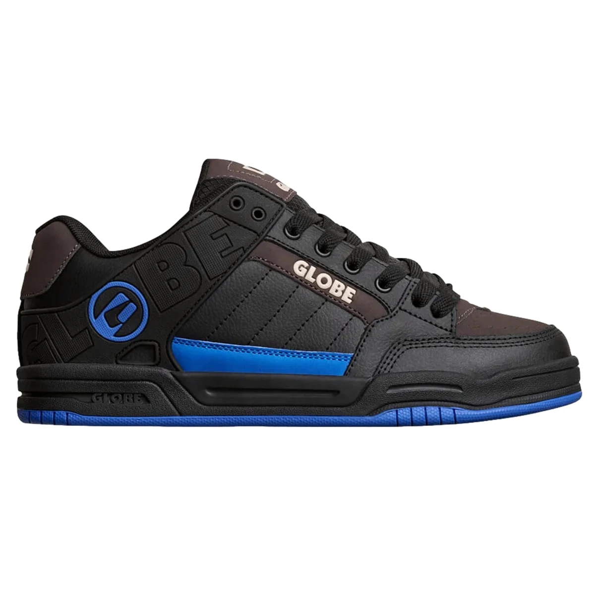 GLOBE TILT SCHUH BLACK TAN COBALT