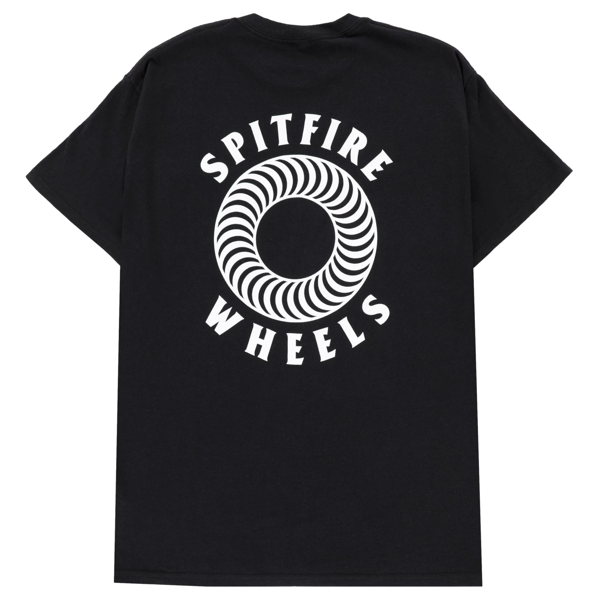 spitfire t-shirt hollow class pocket black