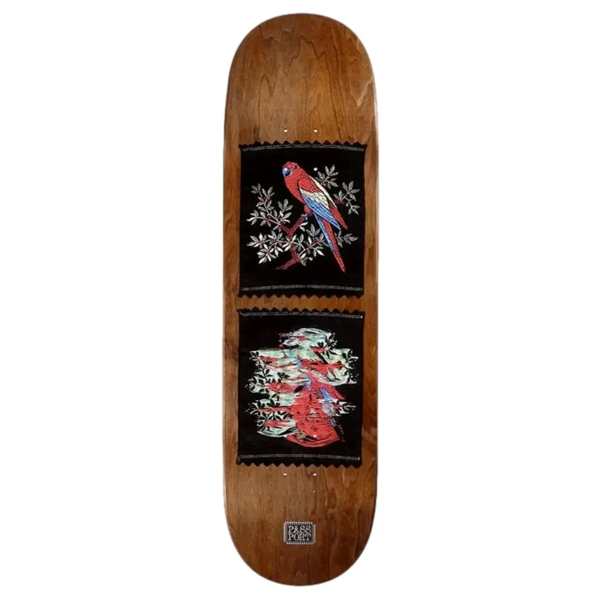 Pass port skateboard parrot deck