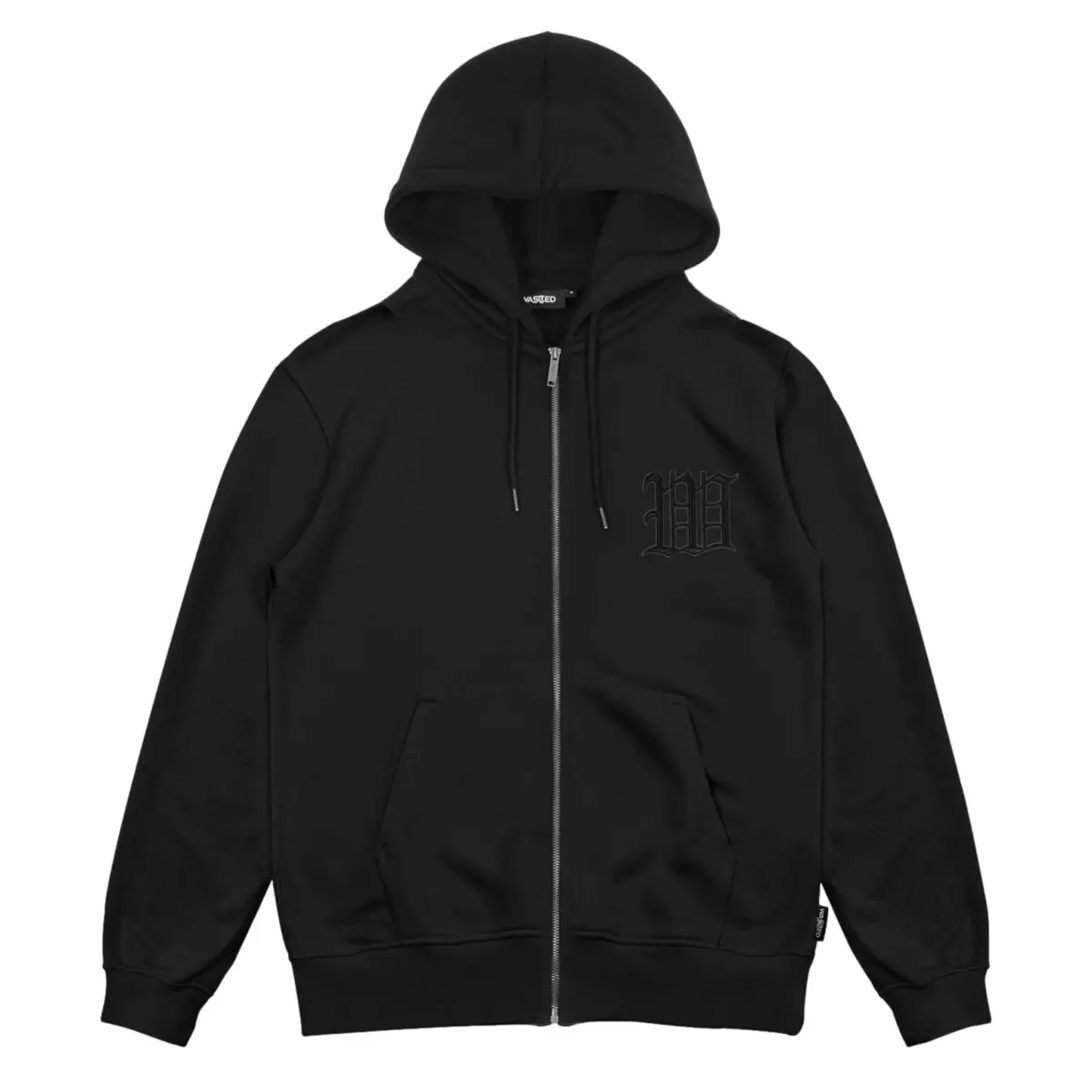 wasted paris kingdom curve zip hoodie