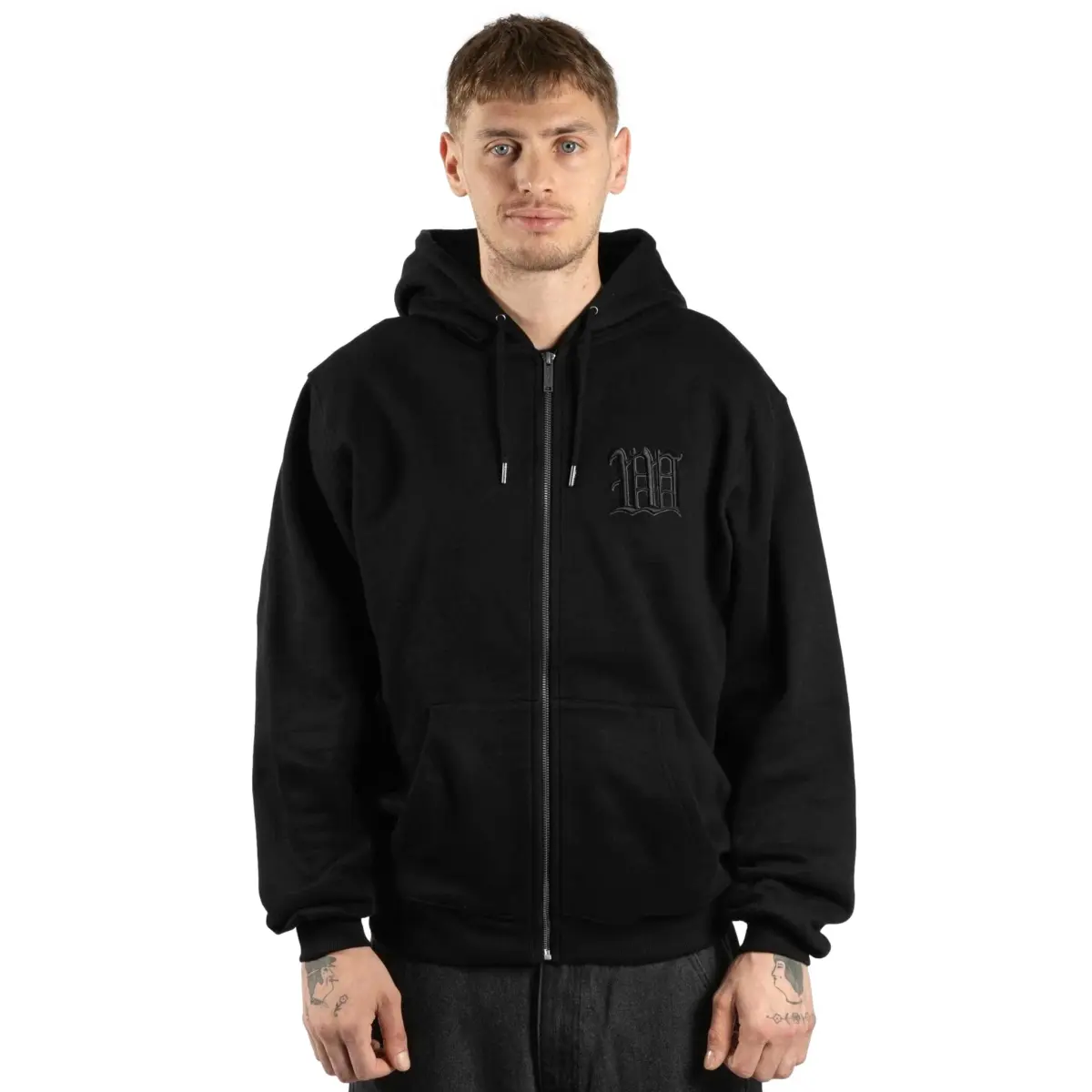 wasted paris kingdom curve zip hoodie