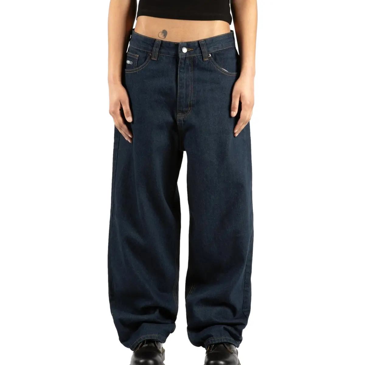 signature pants wasted paris washed blue