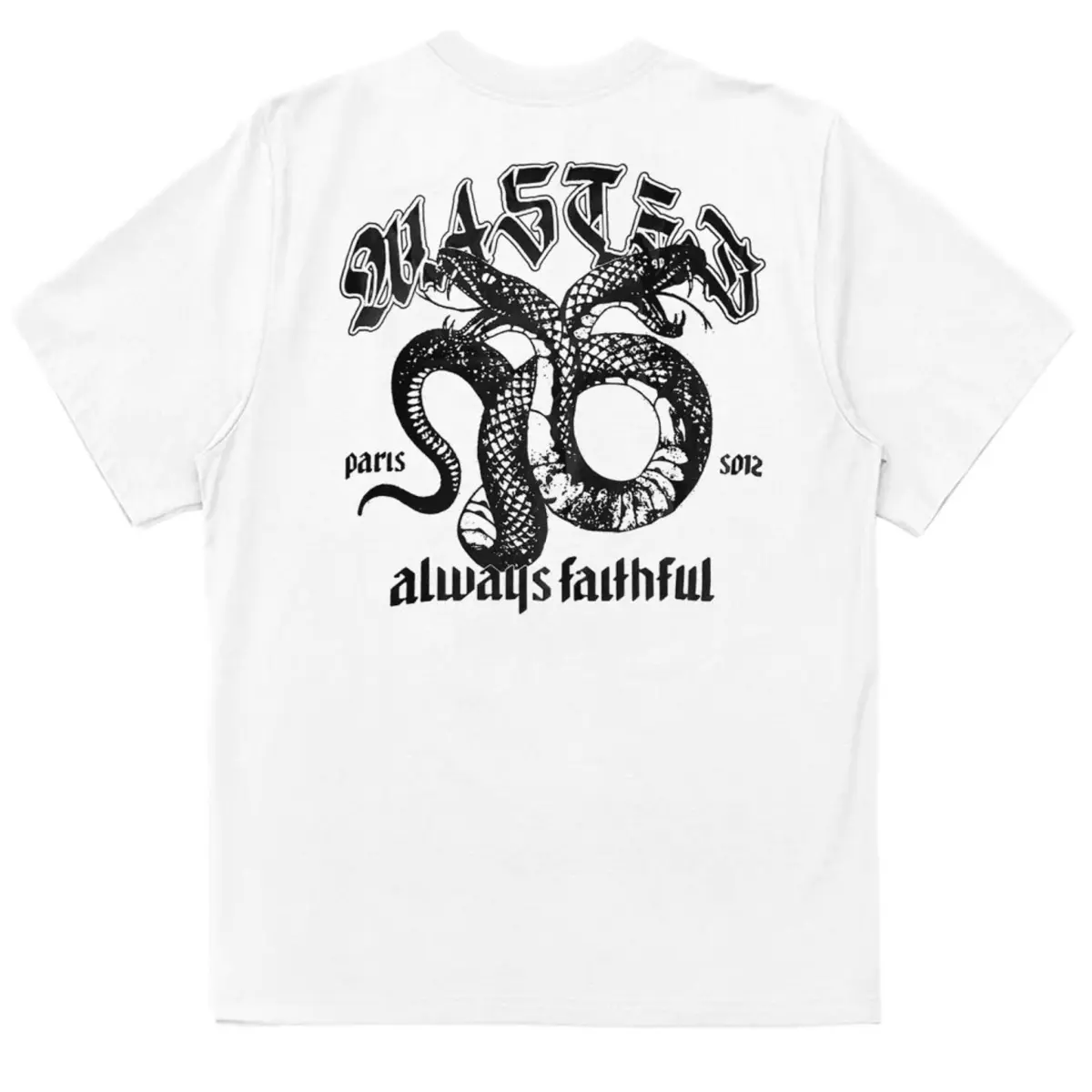 wasted paris lethal t-shirt white