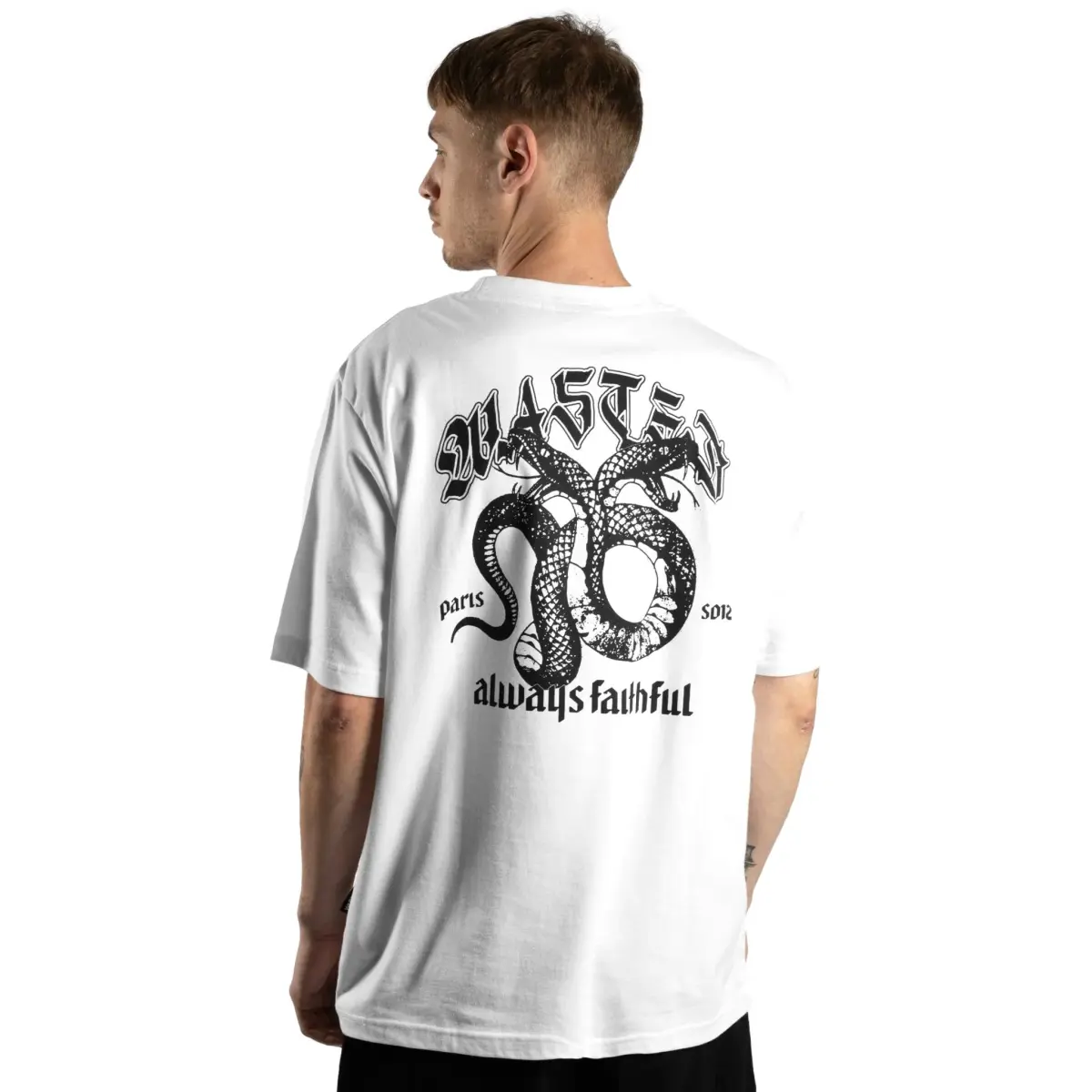 wasted paris lethal t-shirt white