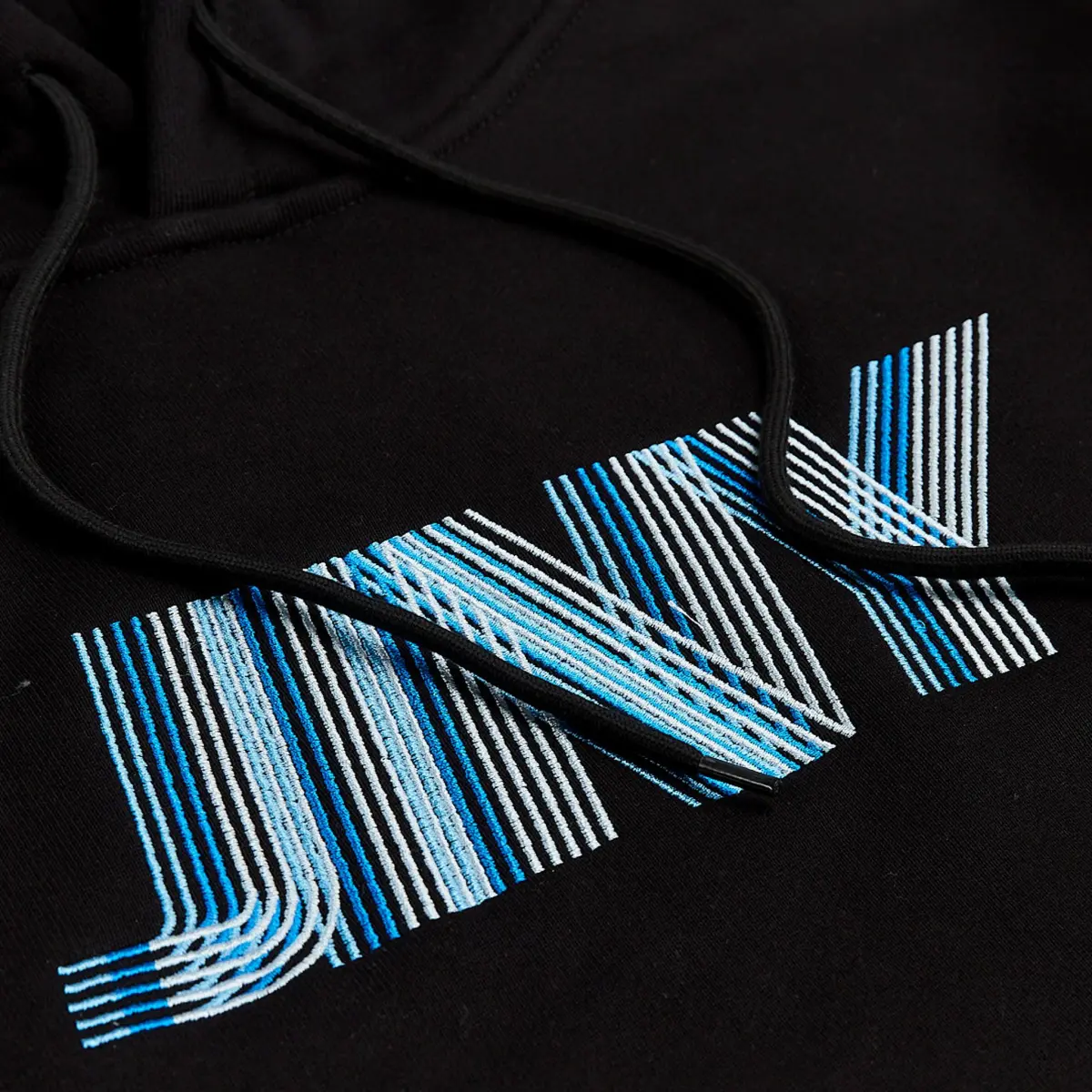 hoodie jiny lines heavy black