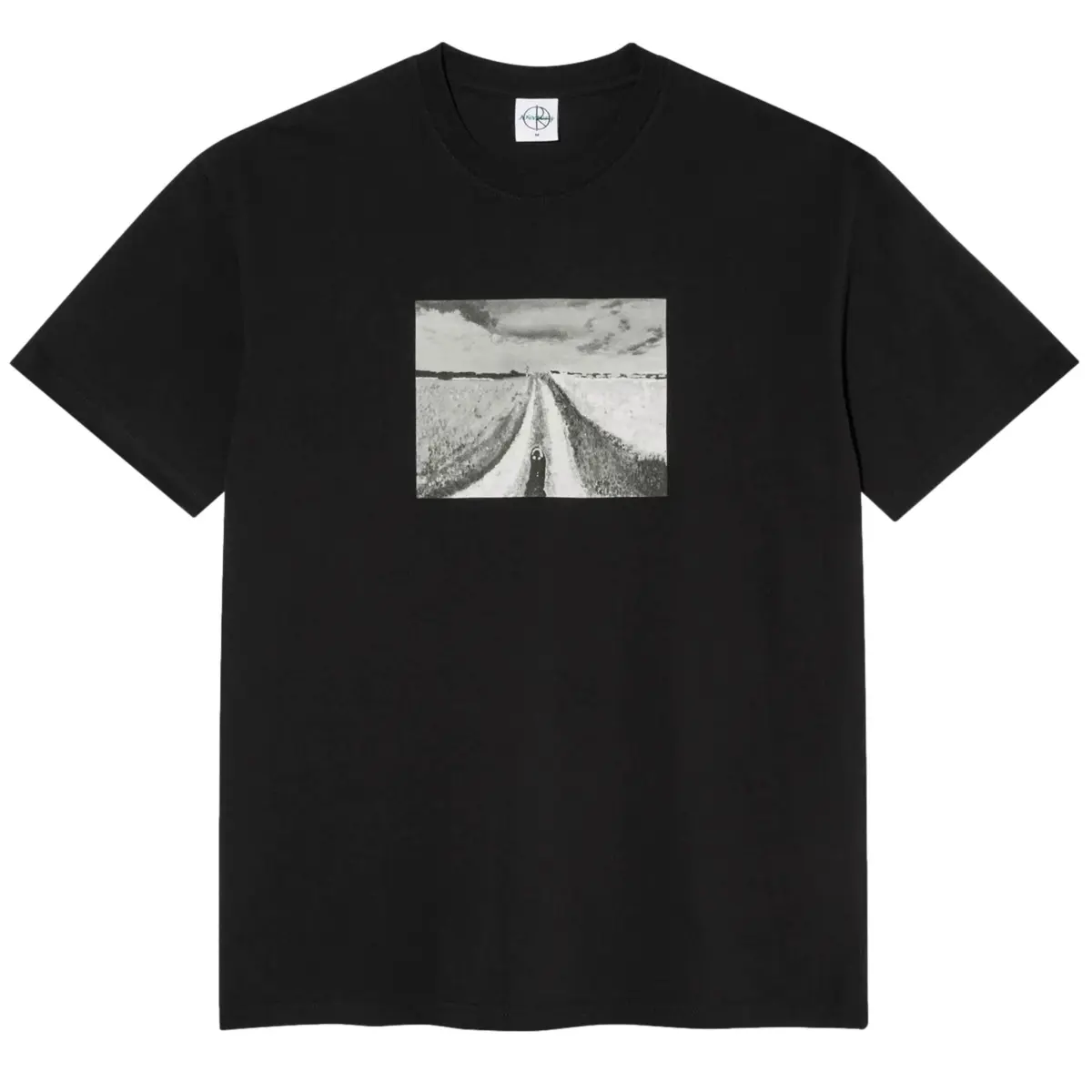 Polar open fields tee black