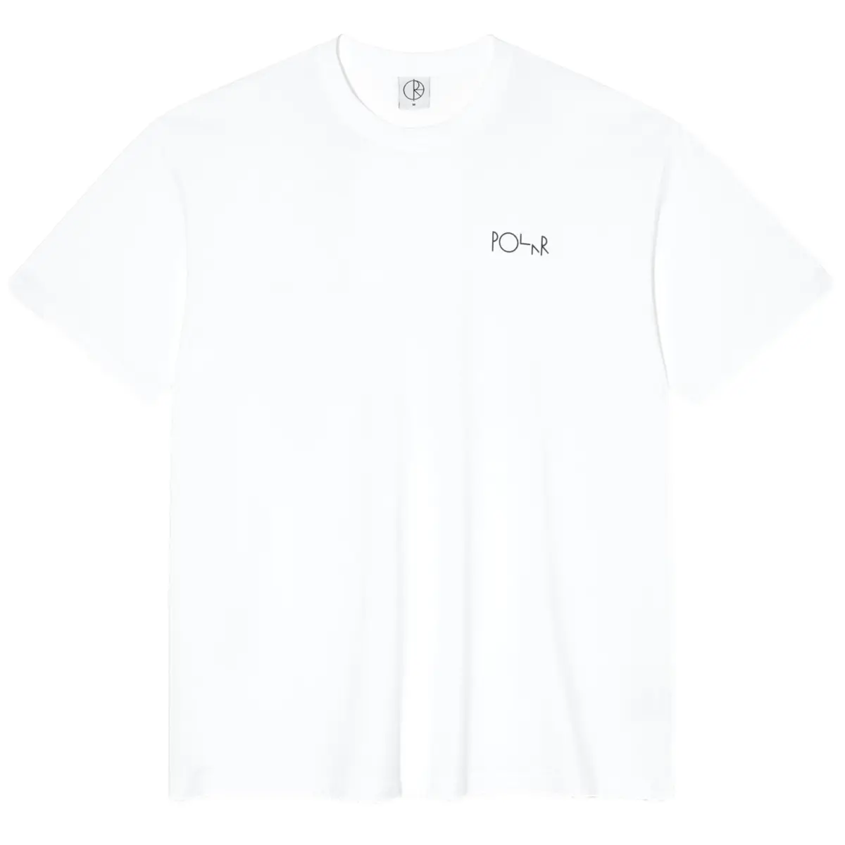 Polar stroke logo tee white