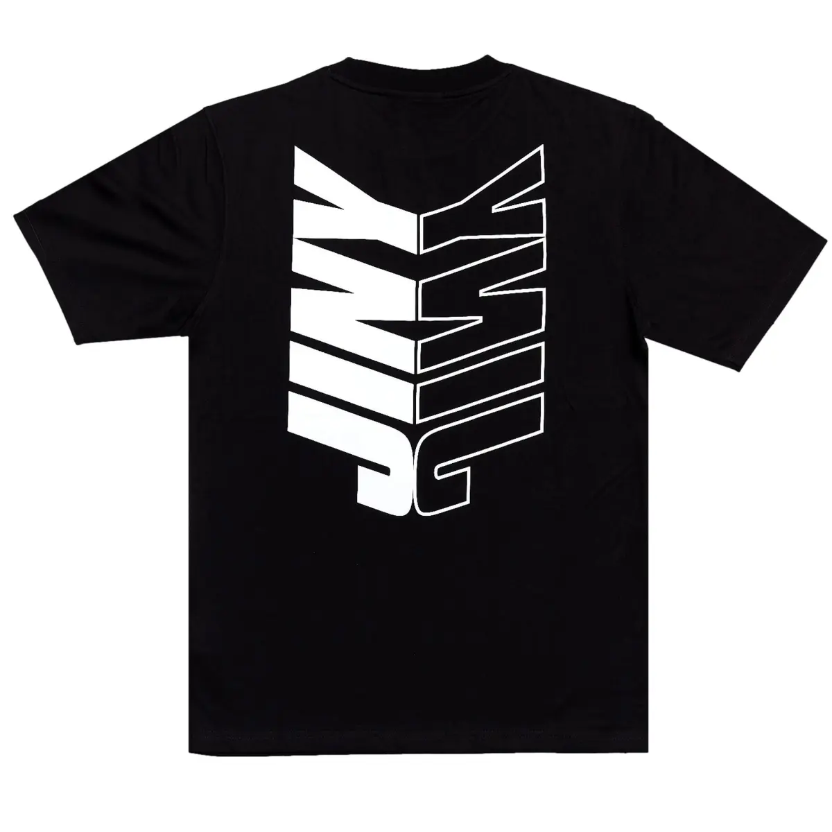 jiny t-shirt black mirror wings