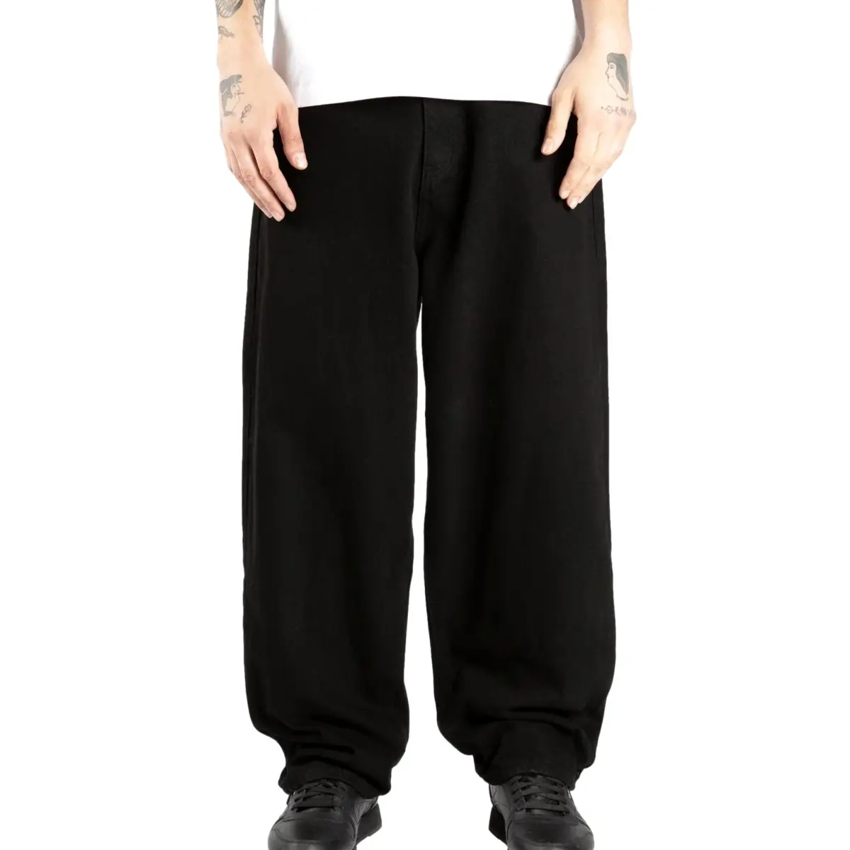 signature pants black wasted paris