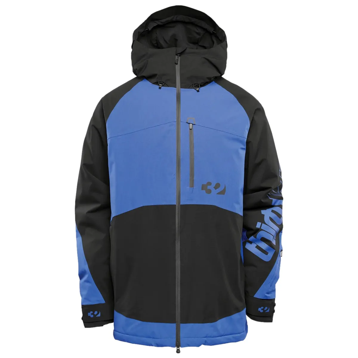 Thirty two insulated jacket lashed black blue