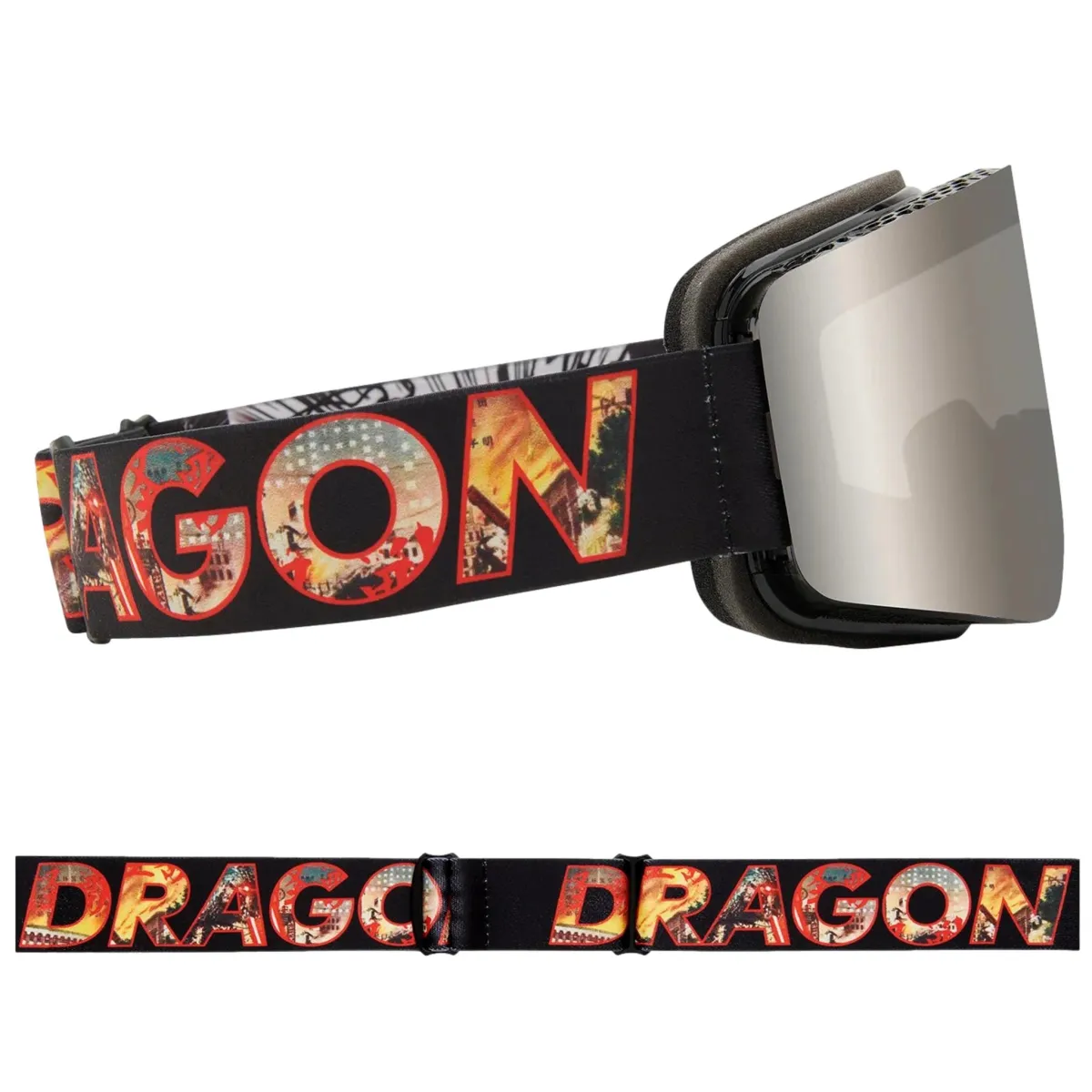 Dragon googles r1 silver ion rose